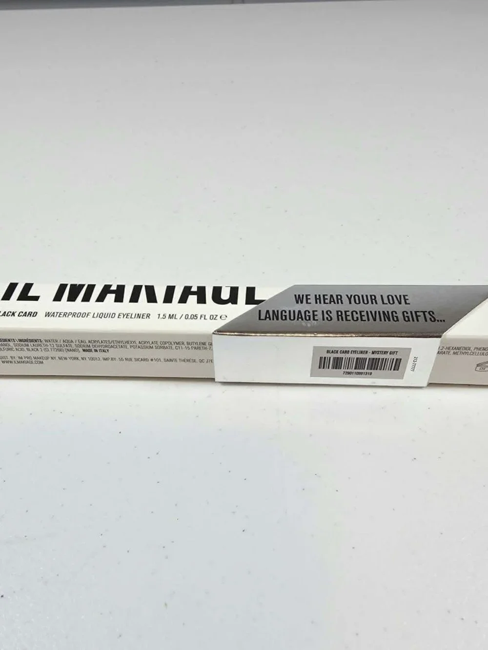 IL MAKIAGE BLACK CARD WATERPROOF LIQUID EYELINER 1.5 ml/0.05 fl. oz. NIB